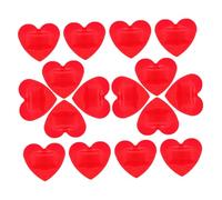 Hohopeti 20 piezas Parches Adhesivos Forma De Corazón Transpirables Y Flexibles De Vendajes Impermeables Para Adultos Parche Para Heridas Diseño Rojo Decorativo