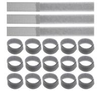 Hohopeti 20 Piezas Pet Footwear Adjustment Straps Non-Slip Fasteners For Dog and Cat Rain Shoes Lightweight Adjustable Bands For Secure Fit and Outdoor Protection