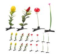Hohopeti 20 piezas Pinzas Pelo Flores Clips Plantas Simulación Accesorios para Niñas Pequeñas Horquillas Pelo Mujer para Eventos y Uso Diario