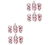 Hohopeti 28 Piezas Dados Salpicados De Sangre Vampiro La Mascarada Juego De rol Dados Maldición De Strahd Dados De Varias Caras Dados De Sangre Multifacético Acrílico D6 Fantasma