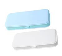 Hohopeti 2piezas Estuche De Lápices De Caja De Almacenamiento Práctica y para Escuela Organizador De Material Escolar Diseño Elegante y Duradero Aleatorios