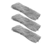 Hohopeti 3 Almohadillas de Repuesto para Calentador de Manos Núcleo de Carbón Fibra de Vidrio Duradera Color Gris Compatibles con Calentadores Reutilizables para Camping y Senderismo