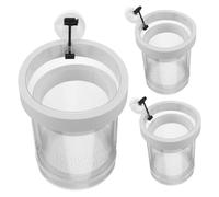 Hohopeti 3 Divisores Transparentes para Vivero Pequeños Separadores De Succión para Incubación Acuario Camarones Peces Betta Flotantes para Cría En Cámara con Criador Parental