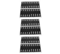 Hohopeti 3 Hojas Etiquetas Adhesivas para Pilas de Pesas 90X20 MM Agujero, Pegatinas Deportivas para Equipo de Gimnasio, Paquete de 3 Hojas, Organización Precisa de Peso de 5 a 100 Kg para