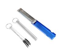 Hohopeti 3 juegos Kit de Herramientas de Limpieza para con Cepillos y Agujas Cepillo Multifunción para y Motor Limpiador Profesional para Depósitos de Carbono Reutilizable y Práctico