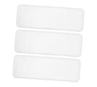 Hohopeti 3 Piezas Estuche de Almacenamiento para Afeitadoras Transparentes Caja de Plástico Portátil para y Uso para Accesorios de Aseo Personal Resistente y Ligera