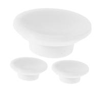 Hohopeti 3 Piezas Tapón de Drenaje del congelador Accesorios para el refrigerador Enchufe Enfriador reemplazo del Enchufe del Enfriador Caucho Blanco