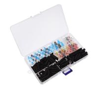 Hohopeti 300piezas Kit de Conectores Termorretráctiles de Soldadura Terminales Eléctricas Resistentes y Portátiles para Empalmes Seguros Proyectos Eléctricos Automoción y Marina