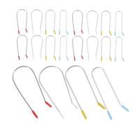 Hohopeti 32 piezas Clips de Rodillos Calientes Eléctricos Abrazaderas de Repuesto para Rizadores Seguro para Cabello Diseño Protector para Uso Profesional y Doméstico Surtido para Peinados