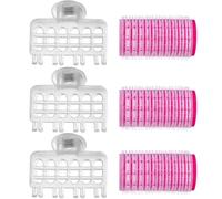 Hohopeti 3piezas Mágico Autoadhesivo para Rizar el Cabello Herramientas para Rizos de Salón Rulos de Pelo para Salón de Peluquería o Uso Casa