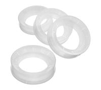 Hohopeti 4 Anillos de Recarga para Cubo de Pañales, Recambios de Bolsas Resistentes de Plástico, Compatibles con Cubos de Pañales para Uso en Hogares y Guarderías, Accesorios Esenciales