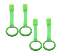 Hohopeti 4 Anillos de Seguridad para Cuna y Parque Infantil, Fáciles de Instalar, Seguros, de Plástico y Nylon, Ideales para Bebés y Niños Pequeños Aprendizaje para Caminar