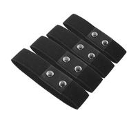 Hohopeti 4 Correas Elásticas Antideslizantes para Tacones Altos Ajustables y Cómodas Color Negro 2 CM Ideales para Zapatos Sueltos y Sandalias Paquete de 4 Unidades para Uso Femenino