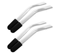 Hohopeti 4 Piezas Accesorios para Freno de Silla de Ruedas Manijas de Extensión de Hierro Ergonómicas para Control Cómodo y Seguro de Frenos Manuales para Personas Mayores