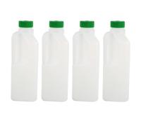 Hohopeti 4 Piezas Botella de Leche para Corderos y Animales Pequeños de 850ml, Biberón Portátil de Plástico Tetina de Silicona, Método Seguro y Fácil para Alimentar al Aire Libre