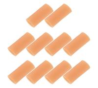 Hohopeti 5 pares de Dedos de Silicona Reutilizable Mangas Protectoras para Dedos Funda para Escribir Pintar y Trabajos Manuales Color Piel