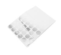 Hohopeti 50 hojas Almohadillas de Aluminio Desechables para Pegamento de Extensiones de Pestañas Impermeables para Mantener Adhesivo Soporte Práctico para Profesionales del Maquillaje