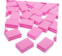 Hohopeti 50 Limas de Uñas de Esponja Doble Cara para Manicura y Pedicura, Bloques Pulidores Mini para Uso en Salón y Cuidado de Uñas