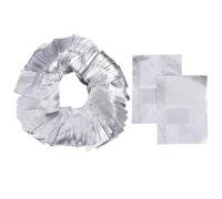 Hohopeti 500 piezas Toallitas de Algodón con Láminas de Aluminio para Quitar Esmalte y Gel de Uñas para Manicura Casa y Viajes Uso Fácil y Rápido