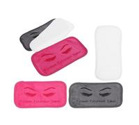 Hohopeti 6 Almohadillas Frente para Extensión de Pestañas, Toallitas de Amarre Suaves y Duraderas, Kit de 6 Unidades en Colores Oscuro, Accesorio Profesional para Salón y Uso Doméstico