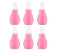 Hohopeti 6 Piezas Aspirador para Bebes Manual Limpiador de Mocos para Recien Nacidos Aspirador Mocos Bebe