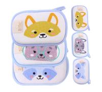 Hohopeti 6 piezas Manoplas de Baño para Niña con Esponja Interior Suaves y Absorbentes Diseño de Animales de Dibujos Animados Guantes Exfoliantes para Baño y Regalo Recién Nacidos
