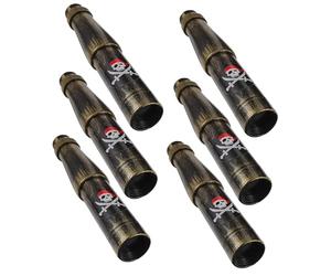 Hohopeti 6 Piezas Telescopios Monoculares para Juguetes Educativos Portátiles Diseño Resistente y Fácil de Transportar para Fiestas Temáticas y Diversión al Aire