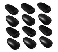 Hohopeti 60 piezas de Orejas de Plástico para Tintes de Cabello Reutilizables Diseño Cómodo para Salones y Uso Doméstico durante Mechas y Secado con Secador