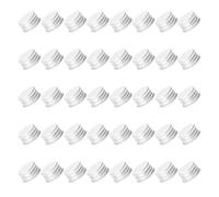 Hohopeti 60 Unidades Tapas de Aluminio con Rosca para Botellas de Vidrio Tapa de Repuesto Roscada Cierre Hermético para Lociones Reutilizable de Unidades para Cosméticos y Viajes