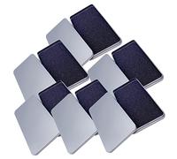 Hohopeti 6piezas Caja De Embalaje Para Funda De Teléfono Almacenamiento Metálico Soportes De Vidrio Templado Organizador De Pantalla Caja Protectora De Tapa Plana Color Plata