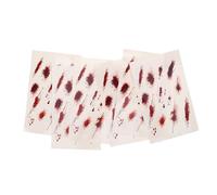 Hohopeti 6piezas Parches de Cicatriz Falsa Realista para Halloween de Maquillaje Teatral de Sangre Falsa Decoraciones Sangrientas para Fiestas y Fotomatón