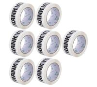 Hohopeti 7 Rollos Cinta de Embalaje para Cajas Yardas Cinta de Envío Resistente con Texto Thankyou para Sellado de Bolsas y Embalaje Protección contra Humedad y Polvo Uso para Mudanzas y