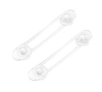 Hohopeti 8 Cierres de Seguridad Transparentes para Bebés Correa Flexible de 165 CM Adhesivos Resistentes para Armarios Cajones y Electrodomésticos Protección Infantil Multiusos