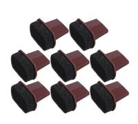 Hohopeti 8 Piezas Aplicador de Esponja para Pintura y Restauración Mango Ergonómico, Reutilizable y Multiuso, Adecuado para Asientos de Coche y Sofás en Tareas Creativas y Cuidado