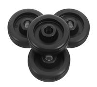 Hohopeti Accesorios para Equipos de Fitness 4 Ruedas giratorias en PP, para Entrenamiento en casa en Cintas de Correr y Bicicletas, para Deportistas y Aficionados