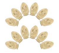 Hohopeti Adornos para Uñas 3d de Aleación Metálica Dorada, 100 Piezas, Joyería Religiosa Amuletos de Buda y Virgen María, Decoración para Nail Art en Salón y Uso Doméstico