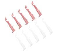 Hohopeti Agujas Para Máquina De Tejer y Crochet 10 Piezas Plástico Resistente Multicolor Adaptador Para Tejedores Manuales Bricolaje Confección Invierno Hogar