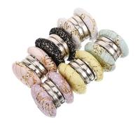 Hohopeti Alfiler Magnético para Bufanda 6 Unidades Broche Decorativo Multicolor de Metal Hilo Dorado Pasador Reutilizable para Hijab Mujer Cierre Práctico sin Dañar Tela Accesorio