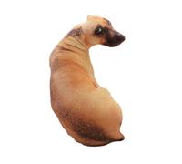 Hohopeti Almohada de Perro 3D de Simulación Sabueso 50 Cm, Cojín de Peluche Desmontable para Oficina, Sofá y Descanso, Juguete de Peluche Realista para Decoración y Abrazo