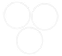 Hohopeti Anillos de Sellado de Silicona para Botellas 3 Piezas Junta O-Ring Flexible de 8 CM Diámetro Externo Hermético y Reutilizable para Termos y Frascos de Comida Aislamiento