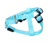 Hohopeti Arnés para Perro Led Reflectante Correa Arnés Pecho Transpirable y Brillante para Mascotas Azul