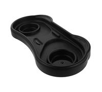 Hohopeti Bandeja para Snack de Cochecito con Soporte para Bebidas Placa de Plástico Desmontable Forma de Panda para Pequeños Accesorio Práctico para Paseos y Viajes Diarios