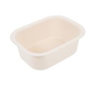 Hohopeti Bañera Cambiadora Portátil Para Bebés Lavabo De Plástico Grueso, Color Blanco Lechoso, Tamaño Compacto, Adecuado Para Cuidado y Lavado El Cambiador, Accesorio Práctico y Ligero Para Bebés