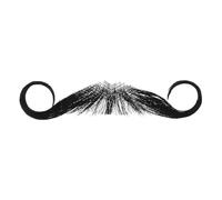 Hohopeti Barba Postiza Realista de Cabello Humano para Hombre Bigote Postizo Negro Tejido a Mano Barba Completa para Cosplay Halloween y Maquillaje de Cine