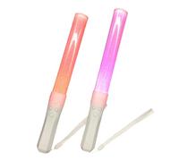 Hohopeti Barras Luminosas LED 2 Piezas 15 Colores Control Remoto Varitas Luminosas para Fiestas y Conciertos Accesorios para Animar Eventos Luces Brillantes para Ambiente Festivo