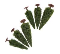 Hohopeti Base Ligeros Detalles Realistas para Belén de Navidad de Árboles Miniatura 6 Piezas para Modelo de Mesa de Arena para Paisajes y Maquetas