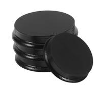 Hohopeti Bases Redondas de Madera para Mini Muñecas y Figuras, Paquete de 3 Piezas para Exhibición y Decoración en Proyectos DIY