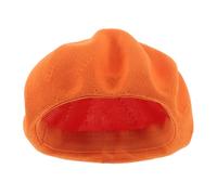 Hohopeti Beret Naranja Kawaii con Decorativa Gorro de para Mujer Lolita Vintage para y Accesorio Único para Cosplay y Disfraces