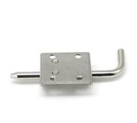 Hohopeti Bisagra de Puerta Industrial Pestillo de Acero Inoxidable Resistente y Gruesa Desmontable para Gabinetes y Puertas de Comunicación Uso en Hoteles y Bricolaje Superficie Lisa