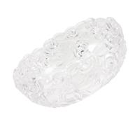 Hohopeti Bol para Remojo de Manos de Vidrio Resistente Cuenco para Manicura con Superficie para Suavizar Cutículas y Tratamientos de Uñas Reutilizable y Cómodo para Cuidado de Manos y